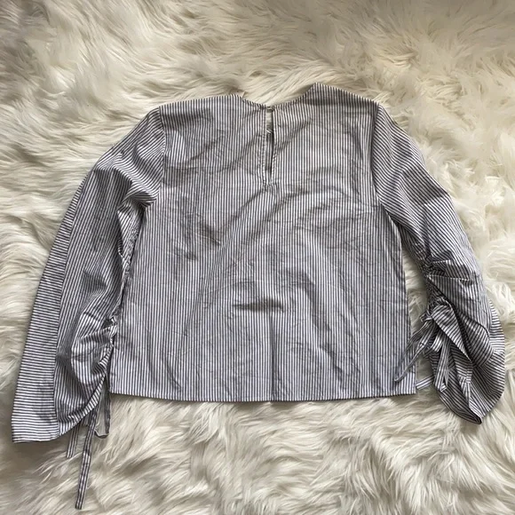Anthropologie Sundays in Brooklyn Striped Blouse Size S - Picture 6 of 16